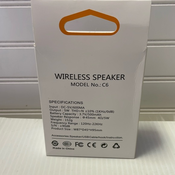 Bluetooth Wireless Speaker-NIB - Picture 11 of 14